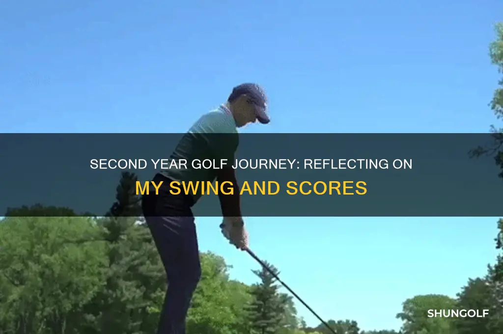 what did you shoot on your second year of golf