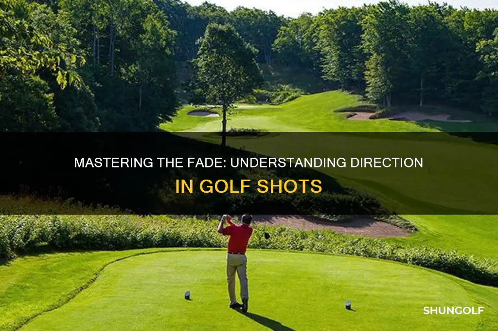what direction is a fade in golf