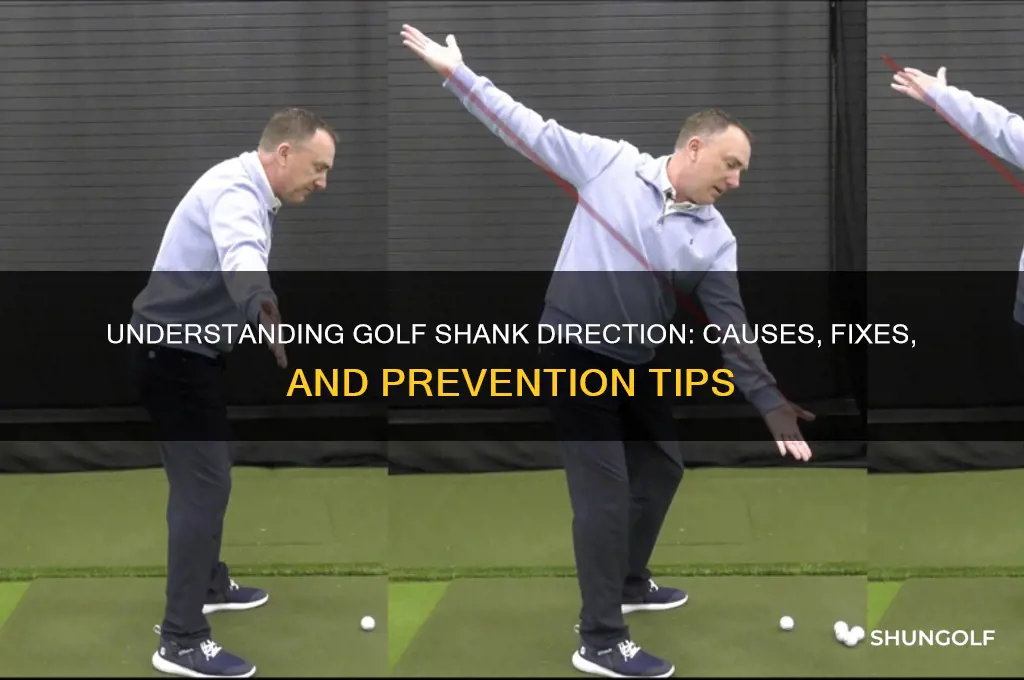 what direction is a shank in golf