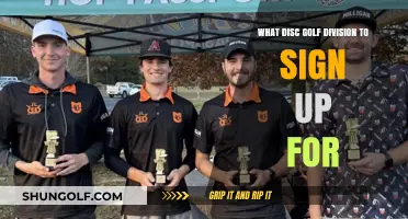 Choosing the Right Disc Golf Division: A Beginner's Guide