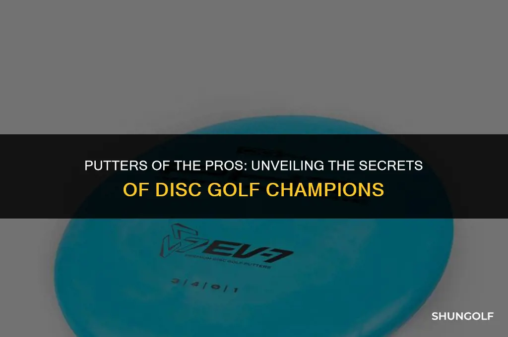 what disc golf putters do the pros use