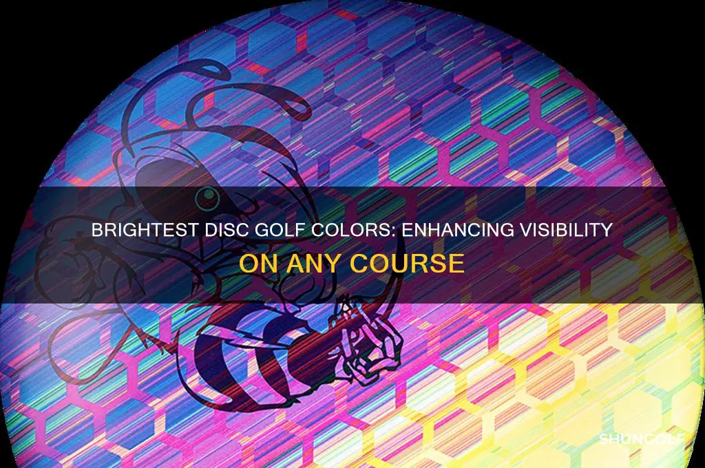 what disk golf colors are easy to spot