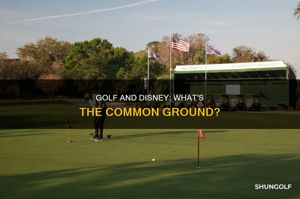what disney and golf appear on