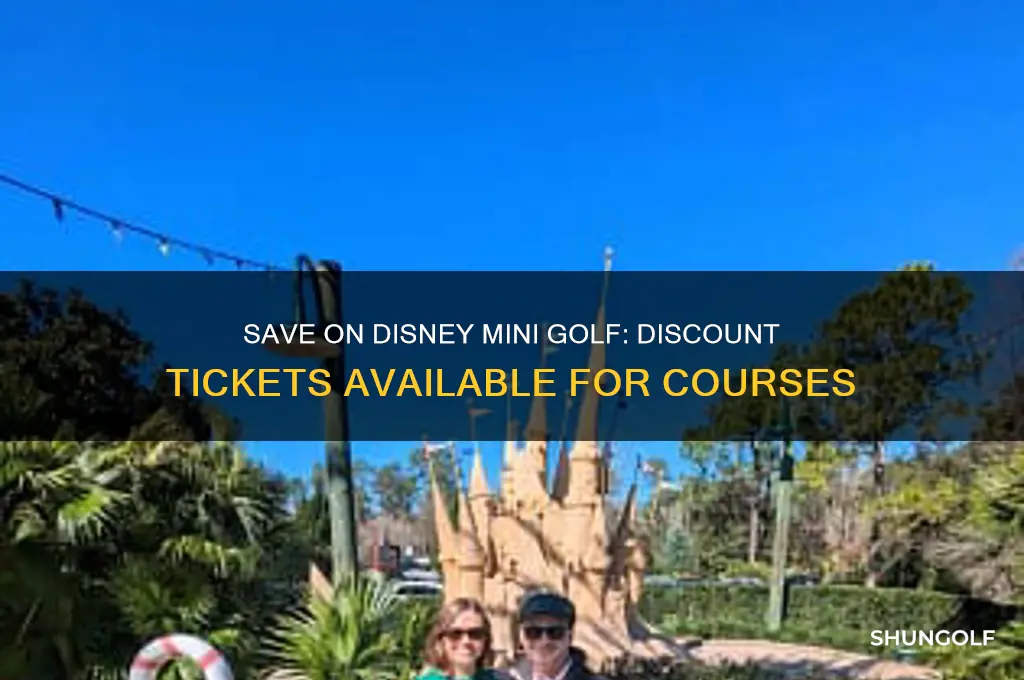 what disney mini golf course has discount tickets
