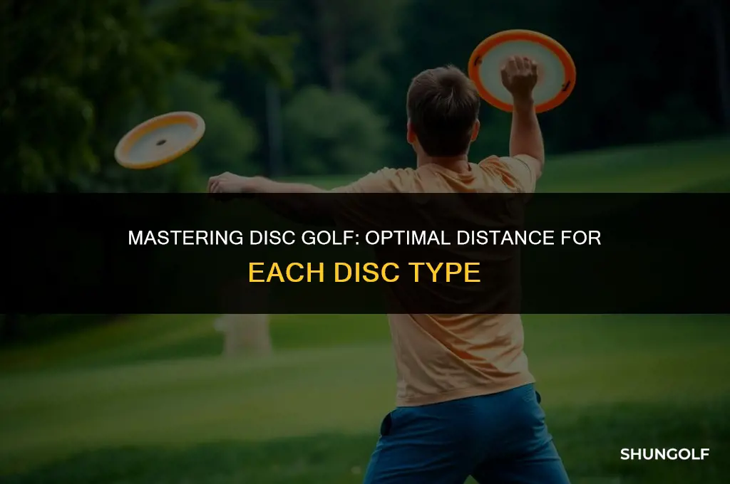 what distance for each disc disc golf