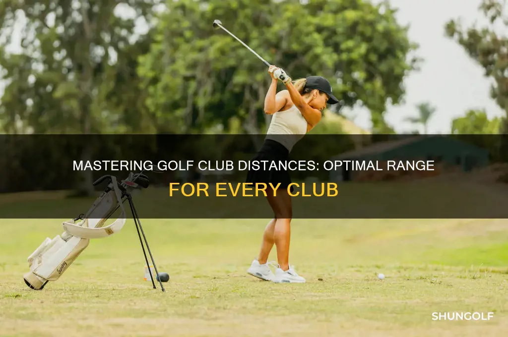 what distance to use for golf clubs