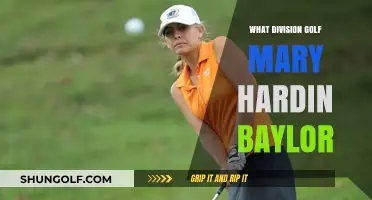 Golf's Division III: Mary Hardin Baylor's Place