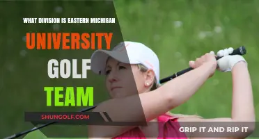 Eastern Michigan University Golf Team's Division Explained