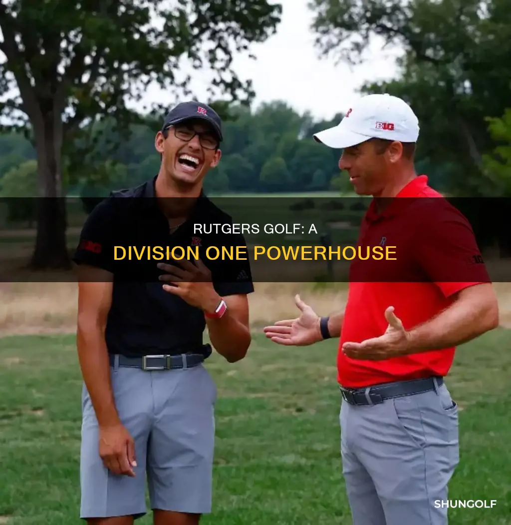 what division is rutgers golf