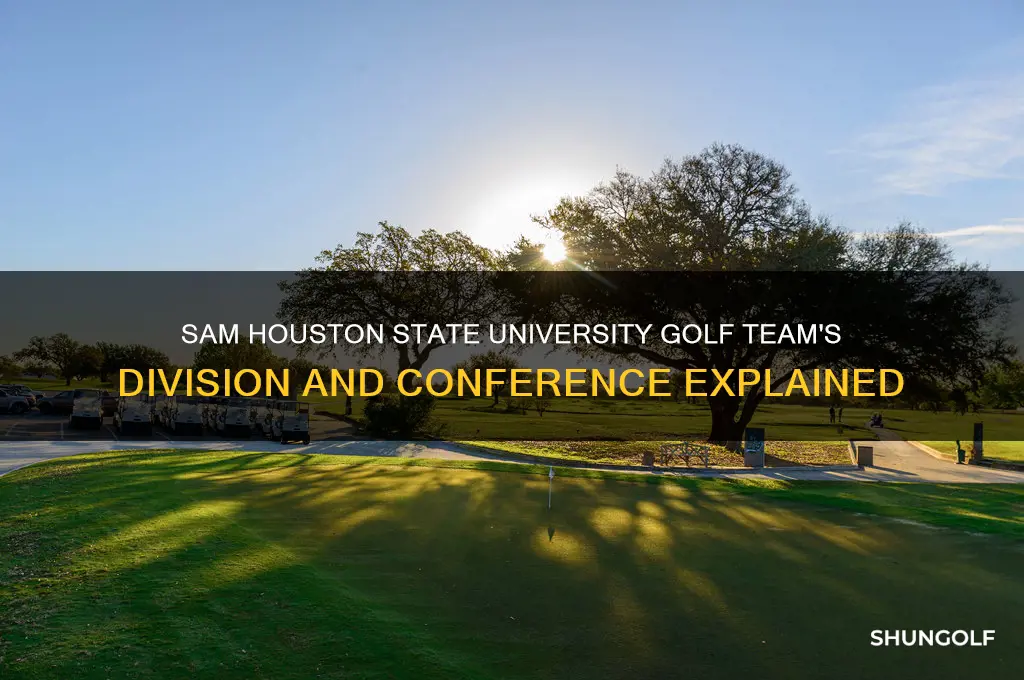 what division is sam houston state university golf