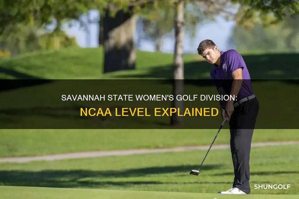what division is savannah state womens golf