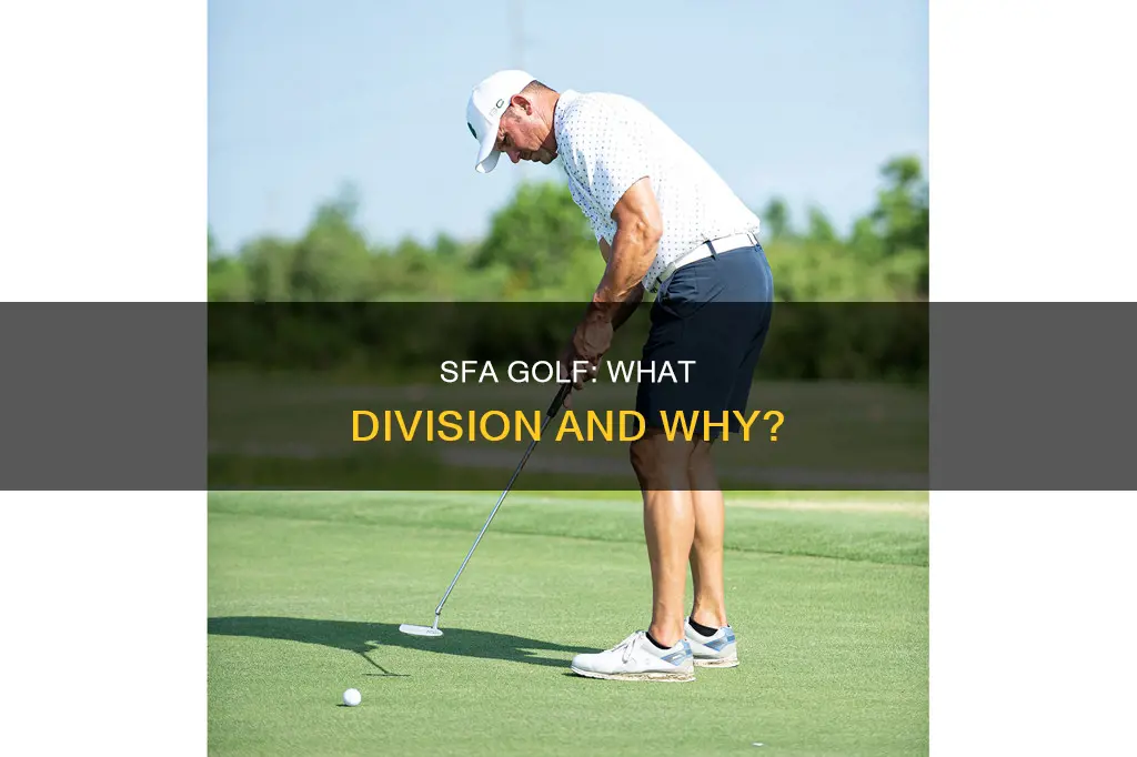 what division is sfa golf