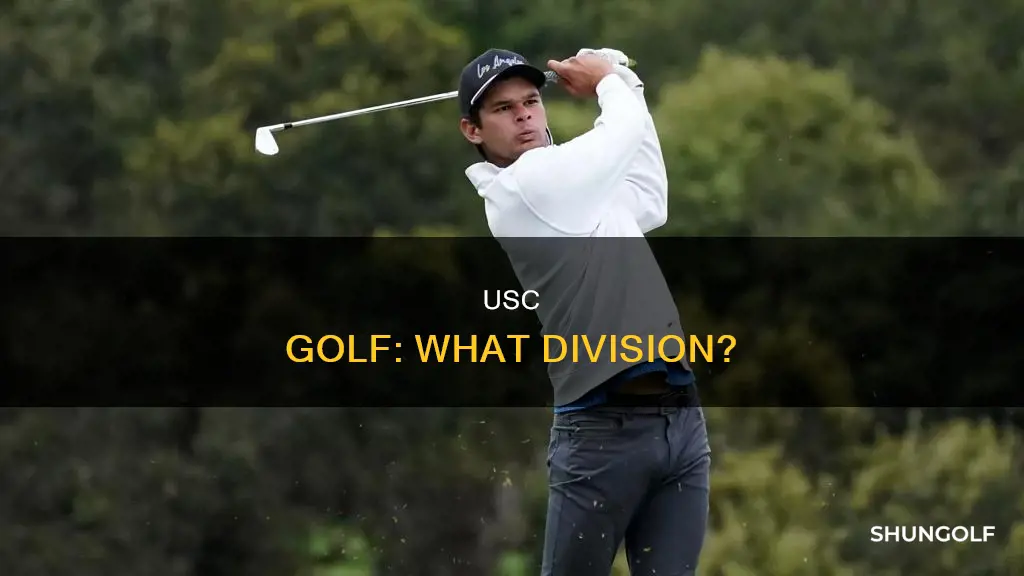 what division is usc in golf