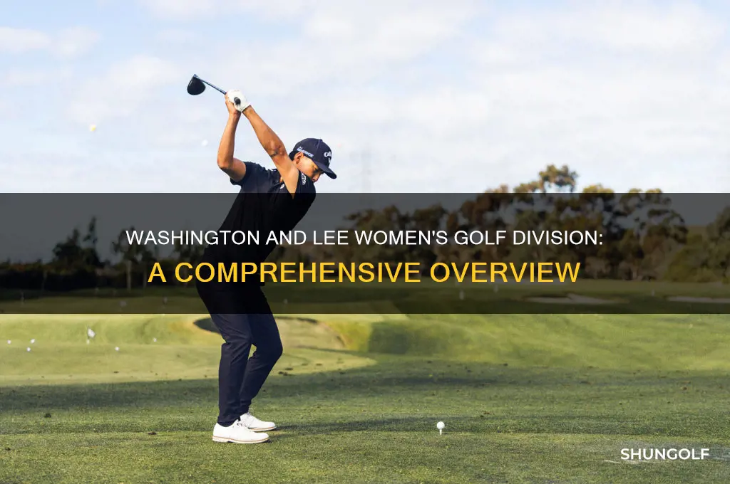 what division is washignton and lee womens golf