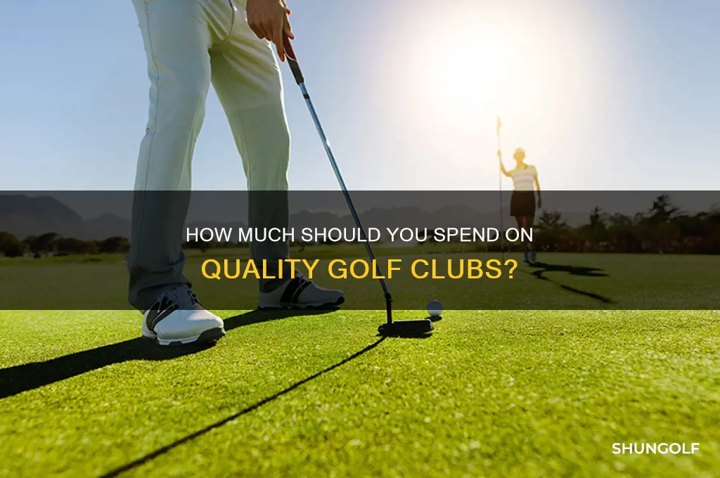 what do a new set of good golf clubs cost