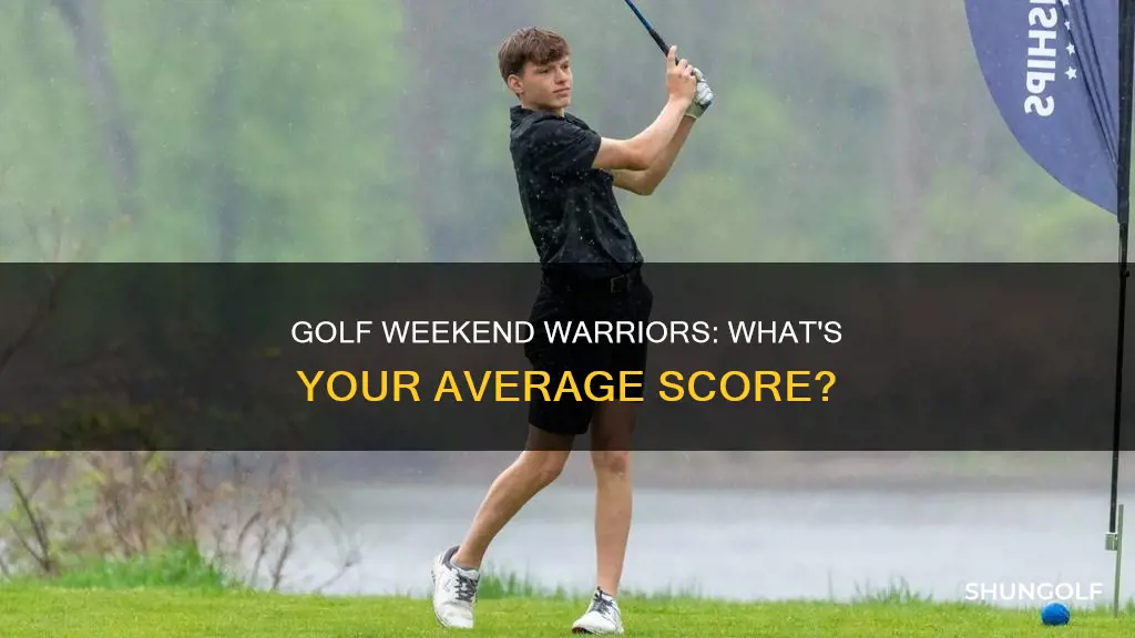 what do average weekend golfer shoot
