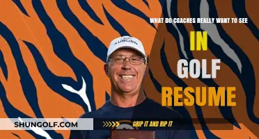 What Golf Coaches Look For in a Standout Resume
