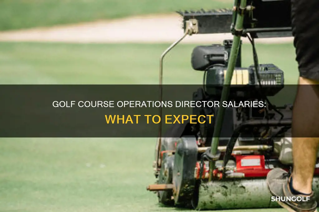 what do director of golf course operations make in salary
