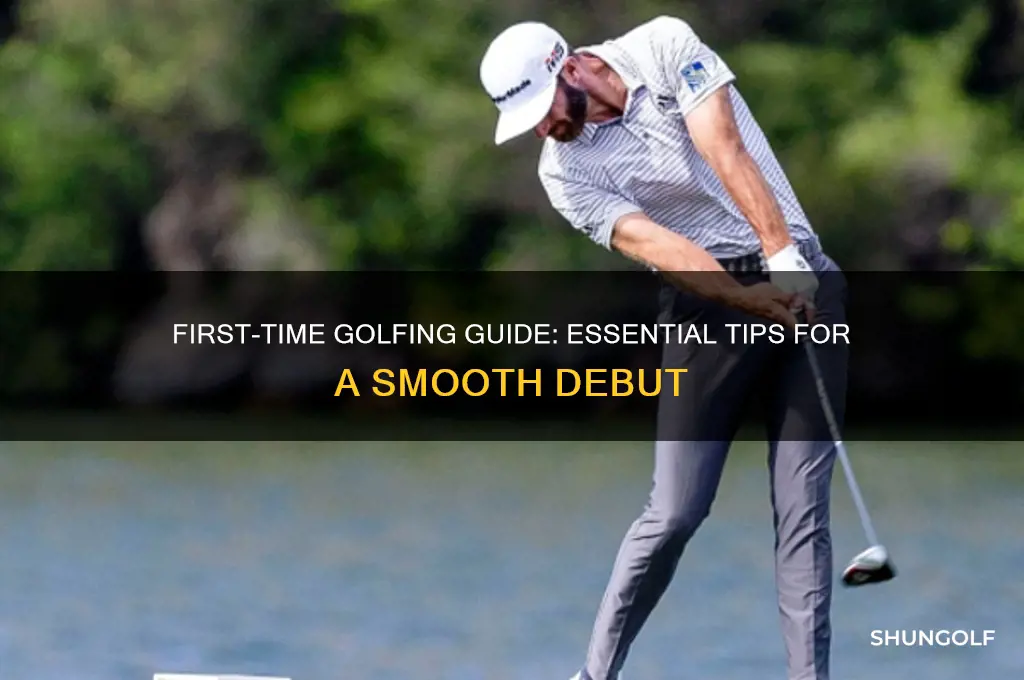 what do do the first time going golfing