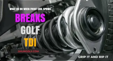Front Coil Spring Breaks in Golf TDI? Here’s What to Do