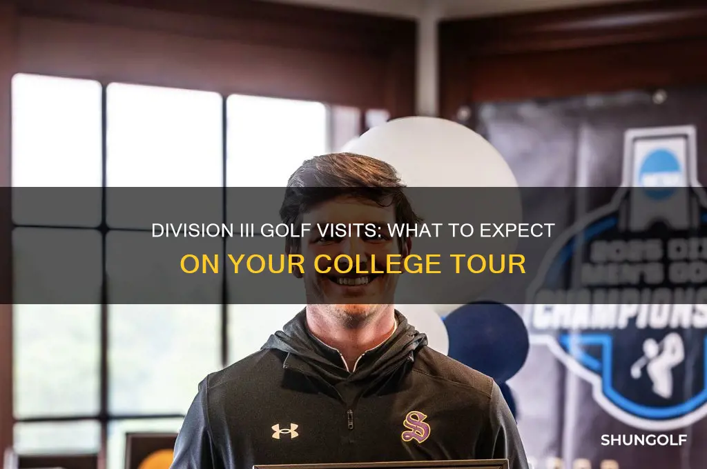 what do expect on a division three golf visit