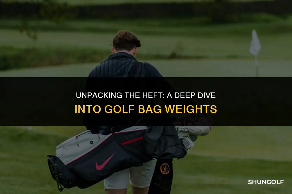 what do golf bags weigh