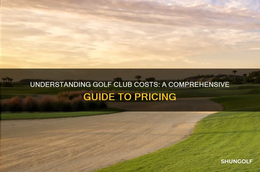 what do golf clubs cost