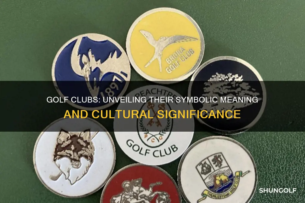what do golf clubs symbolize