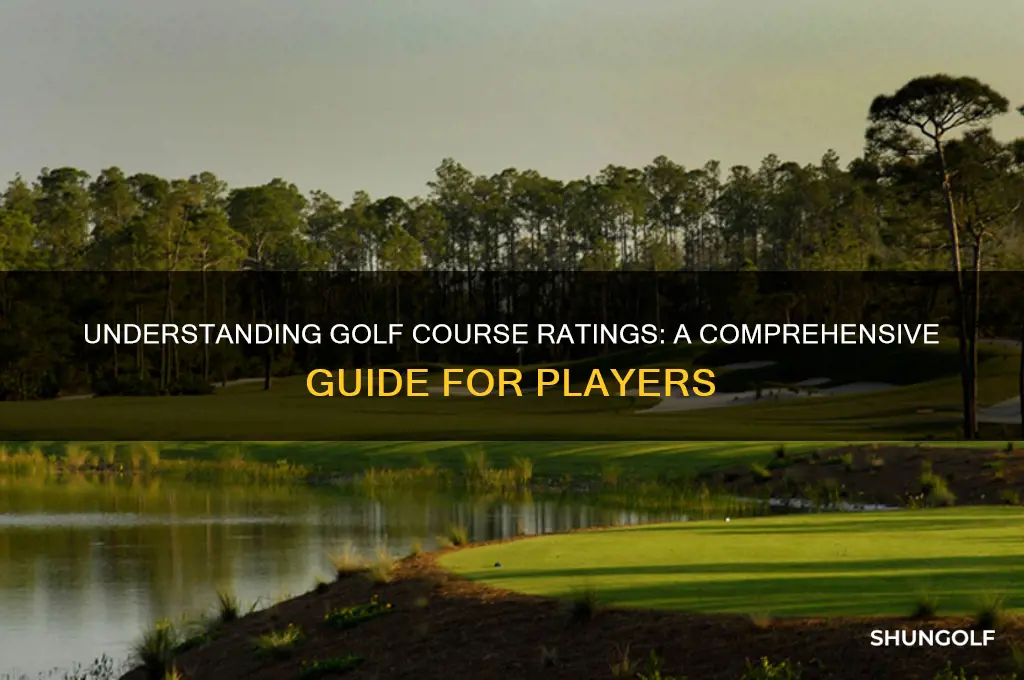 what do golf course ratings mean
