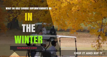 Winter Work: Golf Course Superintendents' Off-Season Tasks and Preparations