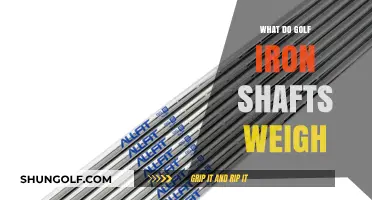 Understanding Golf Iron Shaft Weights: A Comprehensive Guide for Players