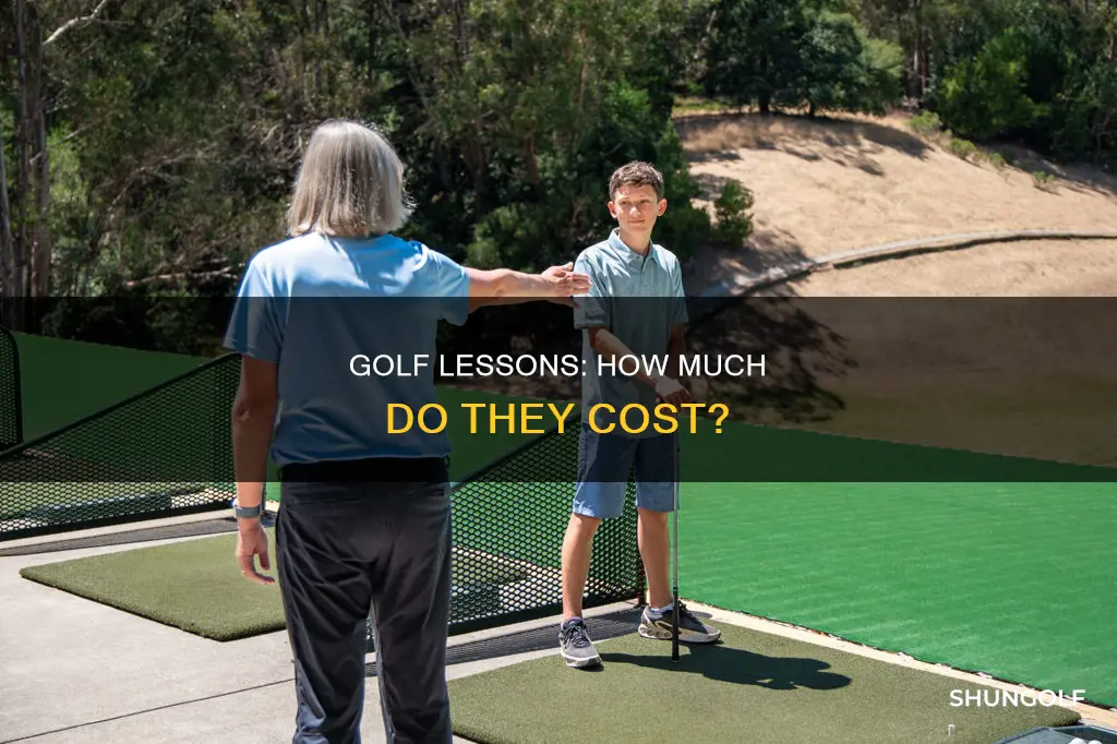 what do golf lessons cost