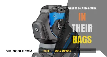 Unveiling the Essentials: A Peek Inside a Golf Pro's Bag
