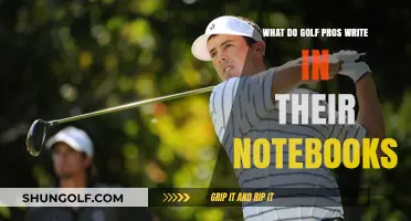 Inside the Notebooks: Golf Pros' Secrets to Success and Strategy