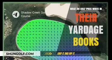 Inside the Mind of Golf Pros: Secrets of Yardage Books