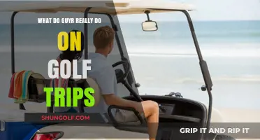 Golf Getaways: Uncovering Guys' Real Activities Beyond the Fairways