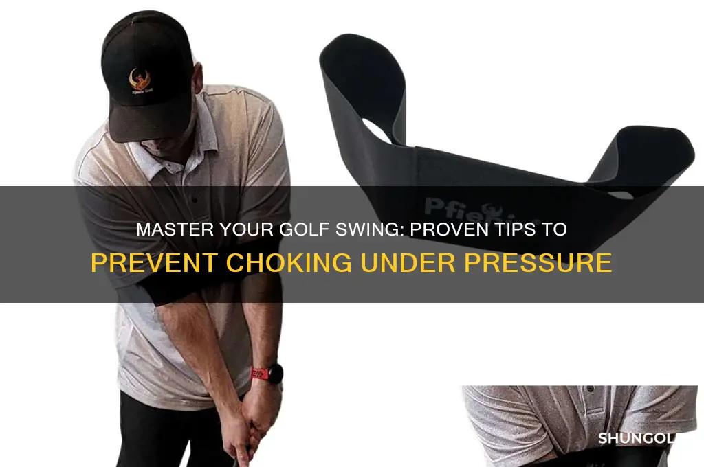 what do i do tobstop choking in golf