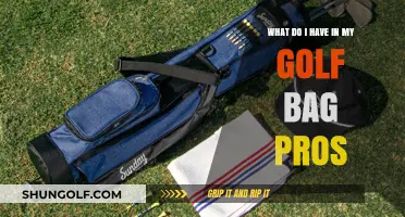 Unveiling the Essentials: A Pro's Golf Bag Inventory