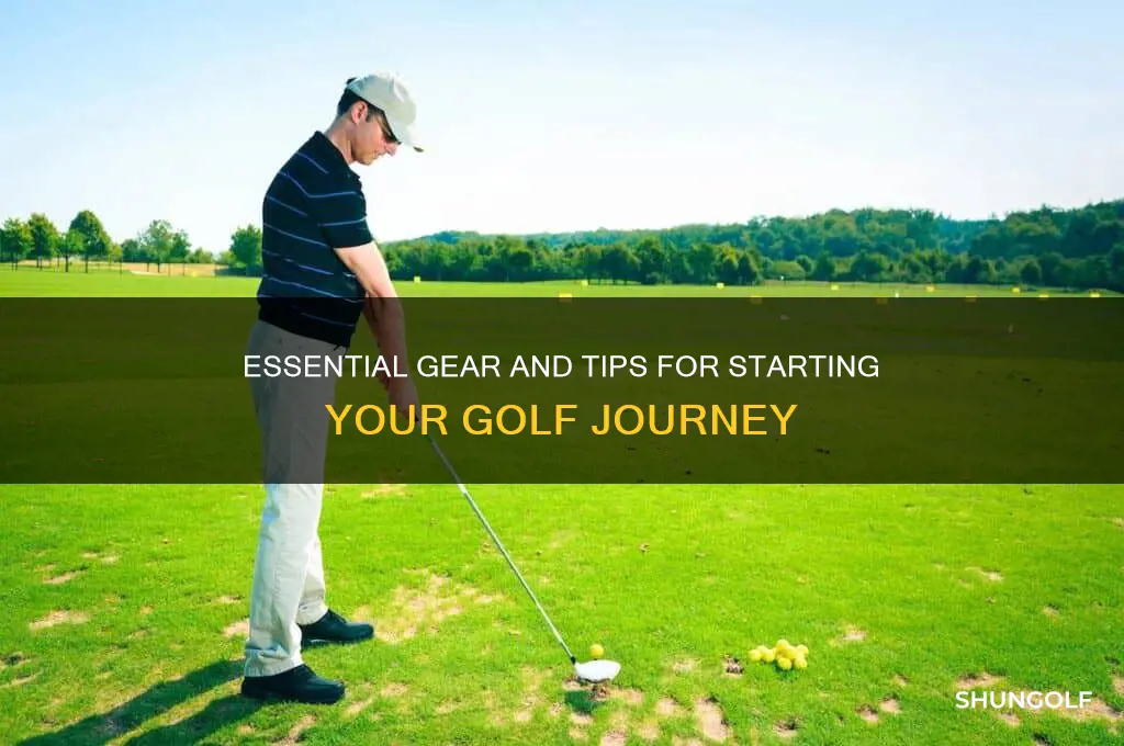 what do i need as a beginner golfer