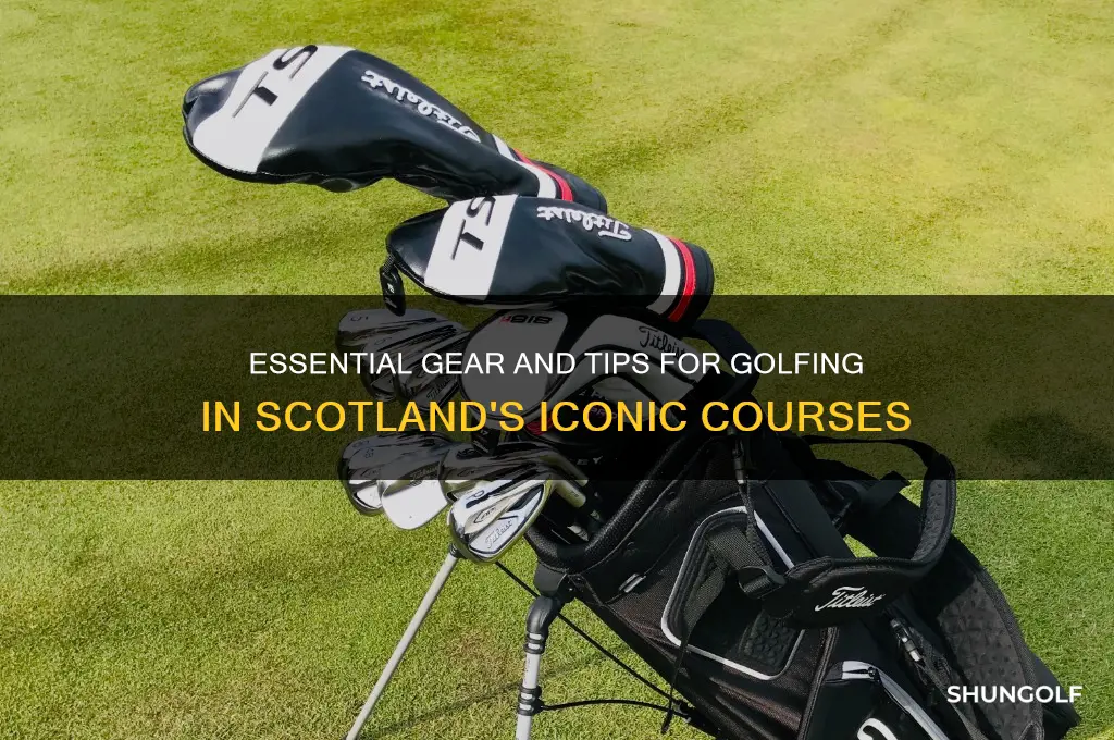 what do i need golfing in scotland