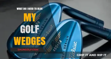 Essential Tools and Techniques to Blue Your Golf Wedges Effectively