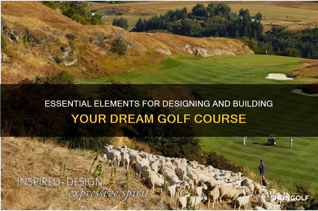 what do i need to make a golf course