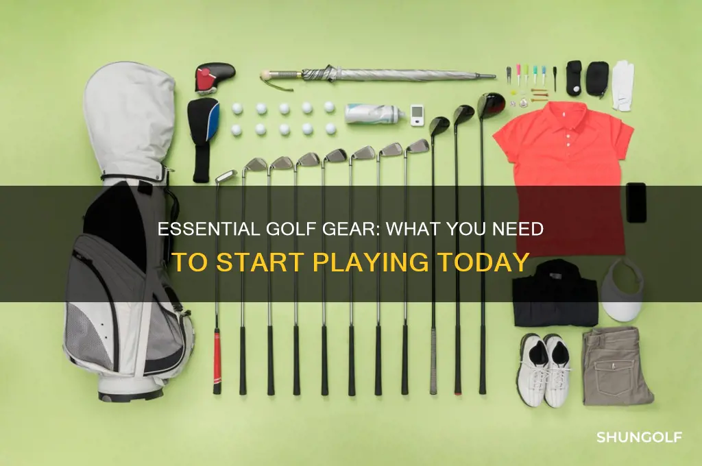 what do i need to play golf