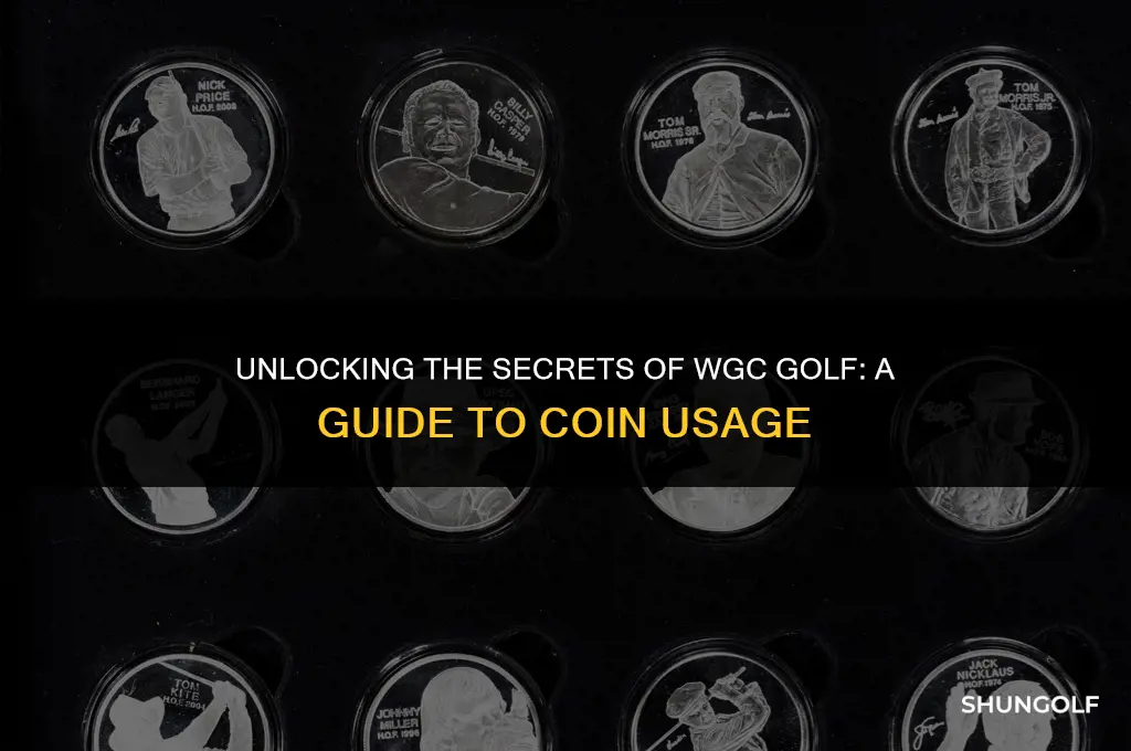 what do i use the coins for in wgc golf