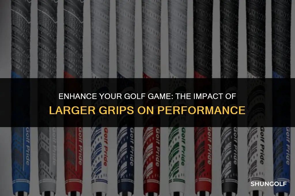 what do larger grips do in golf