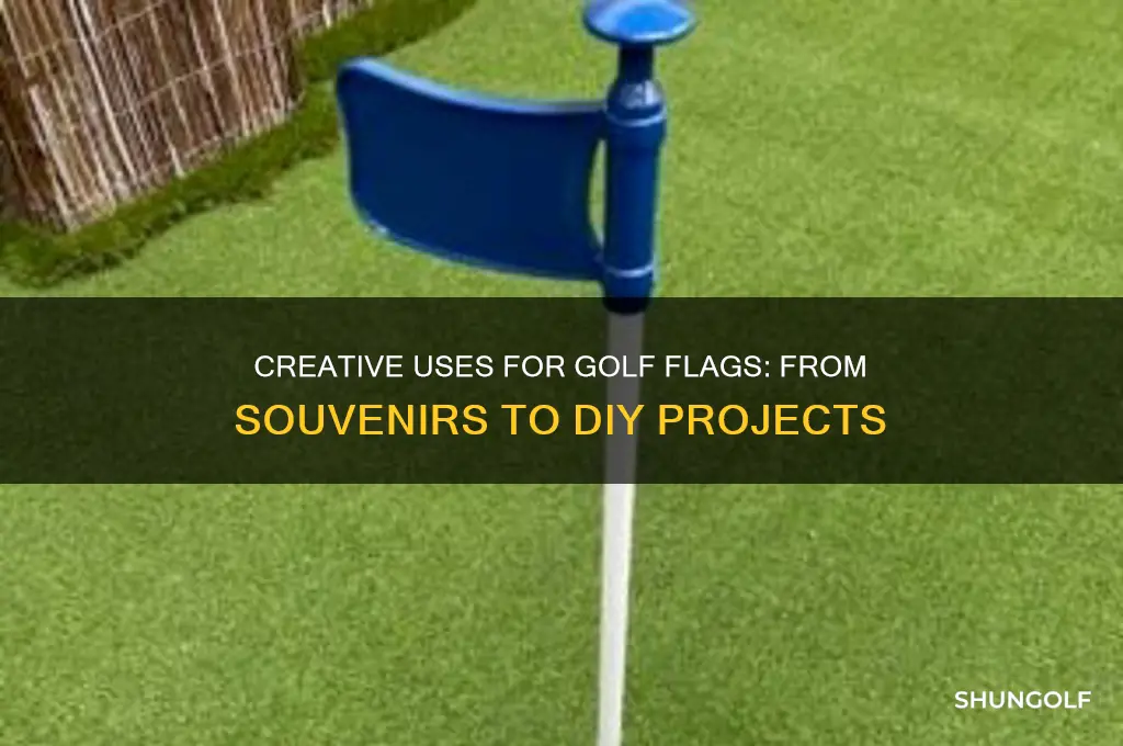 what do people do with golf flags
