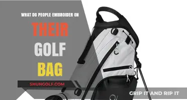 Stitching Style: Unique Embroideries Golfers Love on Their Bags
