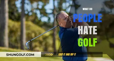 Golf: Why Do People Hate It?