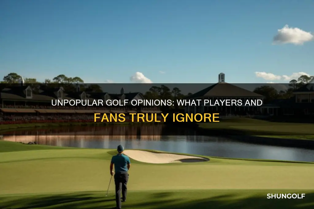 what do people not care about in golf