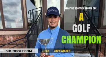 What Scottish Golf Fans Call a Champion: Unveiling the Unique Term